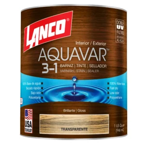 barniz aquavar trans 1/4gl lanco aq1367-5