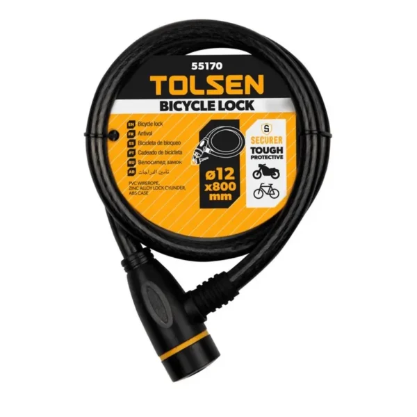 candado para bicicleta (55170) tolsen - Imagen 2