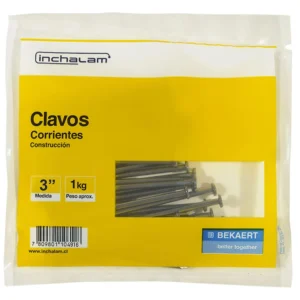 clavo envasado 3" corriente kg