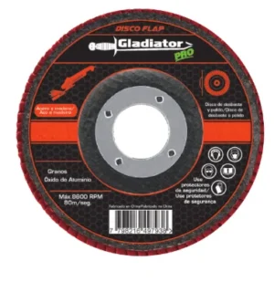 disco flap 4 1/2  acero y madera gr100