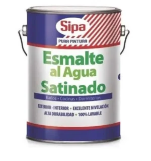 esmalte al agua satinado blanco gl 41586101