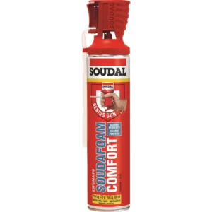 espuma poliuretano 600 ml c/dosi soudal (124560)