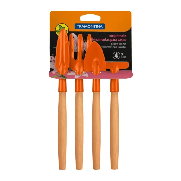 kit para jardin 4 pz, mgo madera  tramontina - Imagen 2