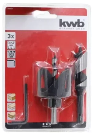 kit instalacion cerradura 3 pz. (brocas) 49705610