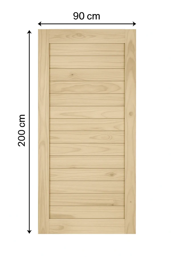puerta radiata pekin 90x200 (huerquehue) - Imagen 3