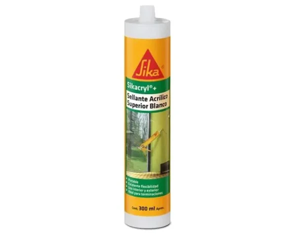 sikacryl blanco (sello acrilico pintable) 12x300ml