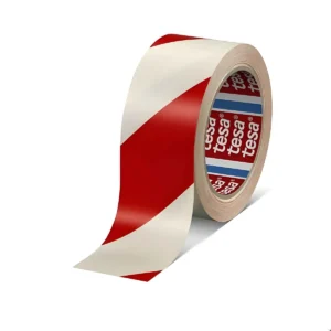 cinta demar. roja.blanco 33 m x 50 mm (00088) tesa