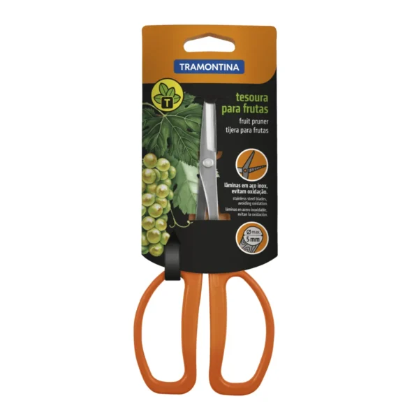 tijera para cosecha de frutas tramontina - Imagen 3