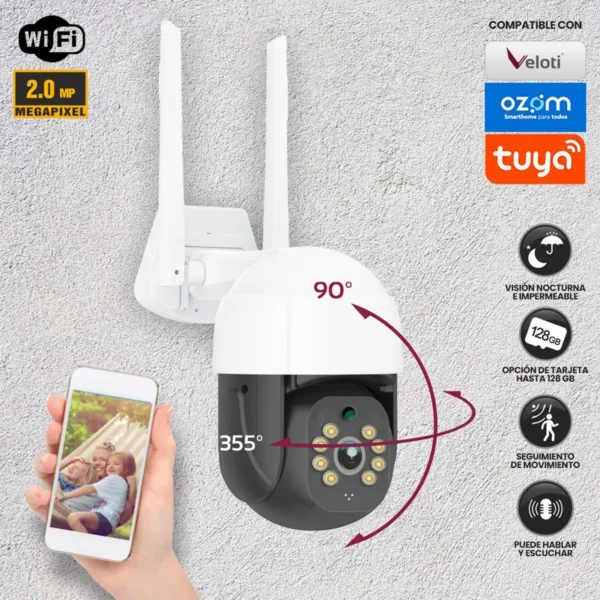 camara domo wifi veloti smart - Imagen 4