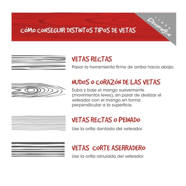 veteador set 2" y 3" lizcal - Imagen 5