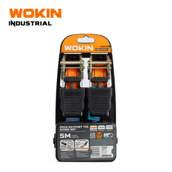 set amarra carga 25mmx5mt, 2 piezas 662502 - Imagen 2